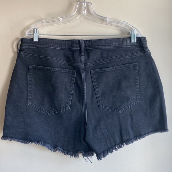 Hollister High Rise Ripped Mom Shorts Size 34 - Picture 2 of 7